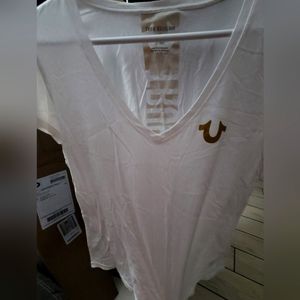 True Religion V neck shirt